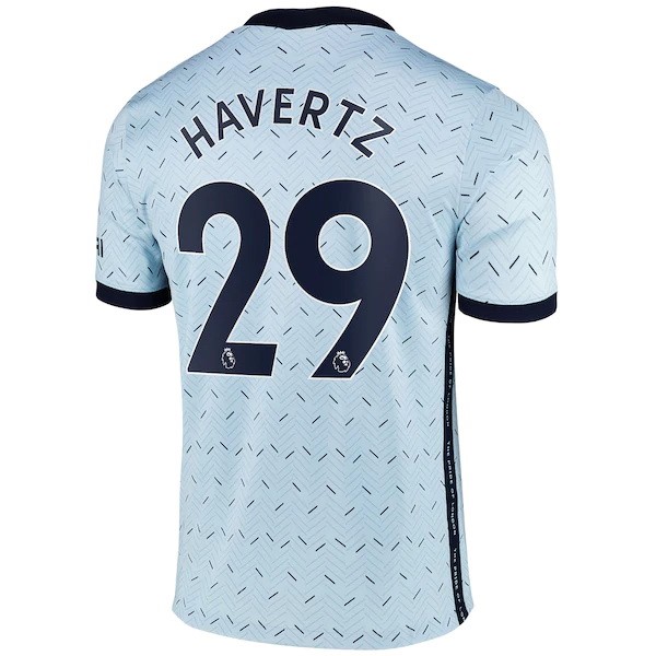 Camiseta Chelsea NO.29 Havertz Segunda equipo 2020-2021 Azul